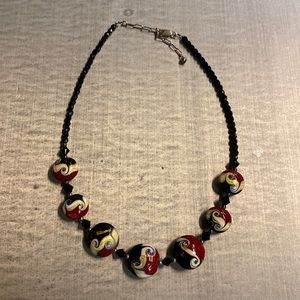 Fire and brimstone necklace